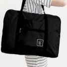 Foldable Travel Luggage Carry-on Shoulder Duffle Bag Lightweight Sport Tote Bag Black