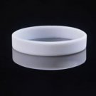 Silicone Rubber Sports Bracelet Wrist Band Fashion Simple Bangle Gift White