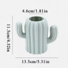 Plastic Flower Vase Creative Nordic Decoration Home Imitation Ceramic Vase Blue