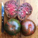 50 Seeds Chocolate Stripes Tomato Juicy Tomatoe Vegetable Garden Edible Food Fresh For Garden