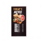Minifigure Sandwich Restaurant Menu Black Printed Piece Fast Ship