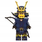 Minifigure Samurai Warrior Blue Archer Fast Ship
