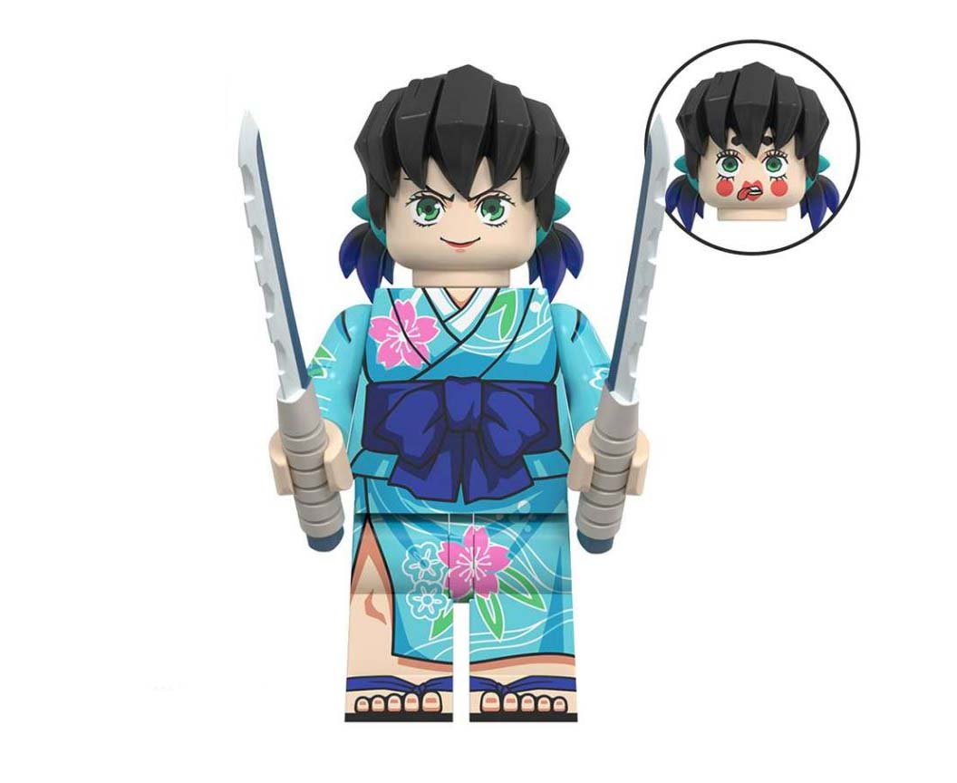 Minifigure Inosuke Hashibi Demon Slayer Cartoon Tv Show Anime Fast Ship