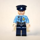 Minifigure Police Officer Patrolman With Brown Beard Fast Ship