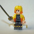 Minifigure Zenitsu Agatsuma Demon Slayer Cartoon Tv Show Anime Fast Ship