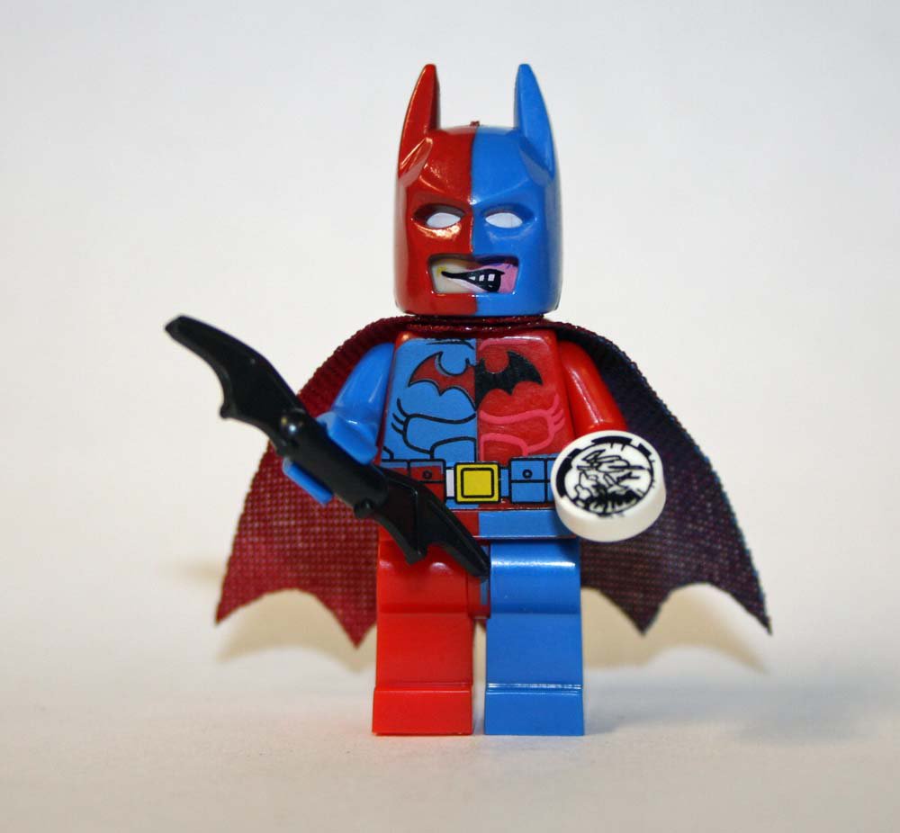 Minifigure Batman Two-Face Comic Fast Ship