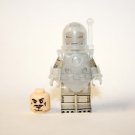 Minifigure Iron-Man Mk1 Clear Glow In The Dark Prototype Fast Ship