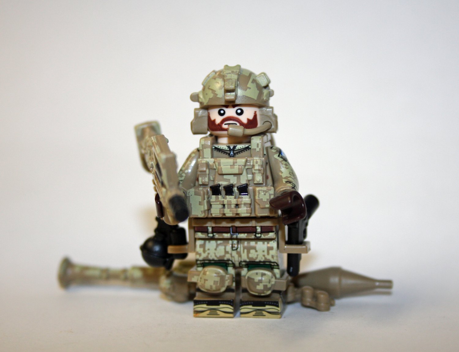 Minifigure Special Forces Operator Delta Army Military Fast Ship