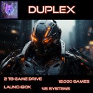 Duplex 2TB Game Drive - 12,000 Games on 45 Systems