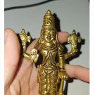 Brass vishnu Statue 5" tall