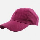 Plain Cotton Baseball Cap Polo style Washed Adjustable Lavender Fuchsia Plain Cotton Baseball Cap Polo style Washed Adjustable Lavender Fuchsia