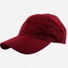 Plain Cotton Baseball Cap Polo style Washed Adjustable Lavender Wine Plain Cotton Baseball Cap Polo style Washed Adjustable Lavender Wine