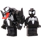 Comic Venom & Symbiote Spider-Man 2-in-1 Custom Minifigure Toys