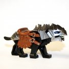 Sale Dark Black Orc Wolf in Armor LOTR Lord of the Rings Hobbit Minifigure Custome ToysShip With USP