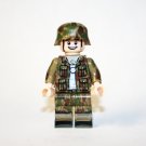 Sale German Soldier Camo relaxed WW2 Army Minifigure Custome ToysShip With USPS