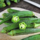 TSN 30 SEEDS EMERALD OKRA SEEDS FRESH FOR GARDENS