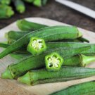 TSN 75 SEEDS EMERALD OKRA SEEDS FRESH FOR GARDENS