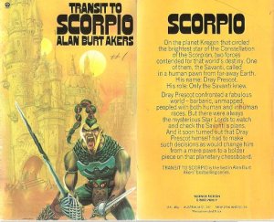 Alan Burt Akers - Transit to Scorpio - UK pbk - 1974 - Dray Prescot - Kenneth Bulmer