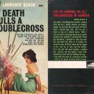 Lawrence Block: Death Pulls a Doublecross - 1961 pbk
