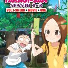 Anime DVD Karakai Jouzu no Takagi-san Season 1-3 Vol.1-36 End + Movie + OVA