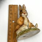 Vtg Beatrix Potter Benjamin Bunny Sat On A Bank 1983 Beswick