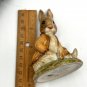 Vtg Beatrix Potter Benjamin Bunny Sat On A Bank 1983 Beswick