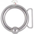 Unique Captive Bead Ring Belt Buckle