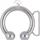 Circular Barbell Belt Buckle