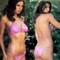 Super Sexy Pink Lace Monokini with Heart accents bathing suit swim suit