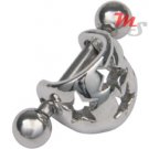 Stainless Steel Cartilage Helix Star Design