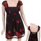 Black and Red Summer Dress