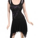 Super Fun Black Asymetrical Dress
