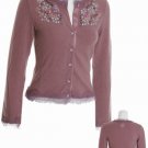 Dusty Purple Shabby Chic Sweater