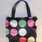 Large Polka Dot Mini Purse or Makeup Bag