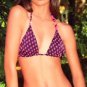 Black with Pink Star Bikini Bathing Suit Swimsuit