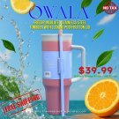 Owala FreeSip Insulated Stainless-Steel Tumbler with Locking Push-Button Lid - 40 fl. oz - Deep Pink