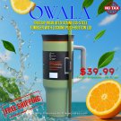 Owala FreeSip Insulated Stainless-Steel Tumbler with Locking Push-Button Lid - 40 fl. oz - Avocado
