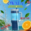 Owala FreeSip Insulated Stainless-Steel Tumbler with Locking Push-Button Lid - 40 fl. oz - Blue