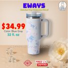 EWAYS - Vacuum Cup Stainless Steel - 32 fl. oz - Blue Gray - Free Shipping - NO TAX