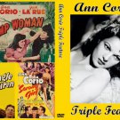 ANN CORIO TRIPLE FEATURE 1941-1943 Swamp Woman Jungle Siren Sarong Girl