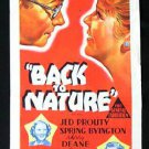 BACK TO NATURE 1936 Jeff Prouty