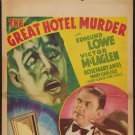 GREAT HOTEL MURDER 1935 Edmund Lowe
