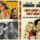 THEY KNEW WHAT THEY WANTED 1940 Carole Lombard