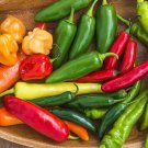 50 Seeds Hot And Happy Pepper Mix Seeds Heirloom Large Assortment