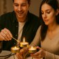 A Premium Brass Tea Light Candle & Holder