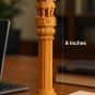 A Premium Wooden Ashoka Stambh - The Symbol of Indian Pride(6,8,10 Inches) 3PCs