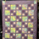 Purple and Pink Unicorn Baby Quilt
