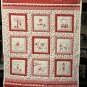 Red and White Baby Quilt