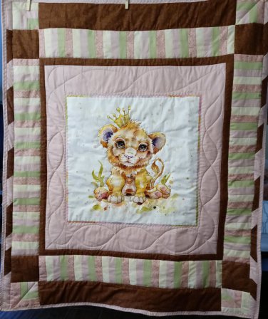 Lion Baby Quilt