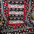 Christmas Kitten Quilt for Babies